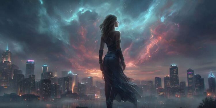 Anime cinematic J-pop young heroine