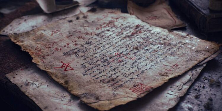 Dark Cinematic Document - Runes