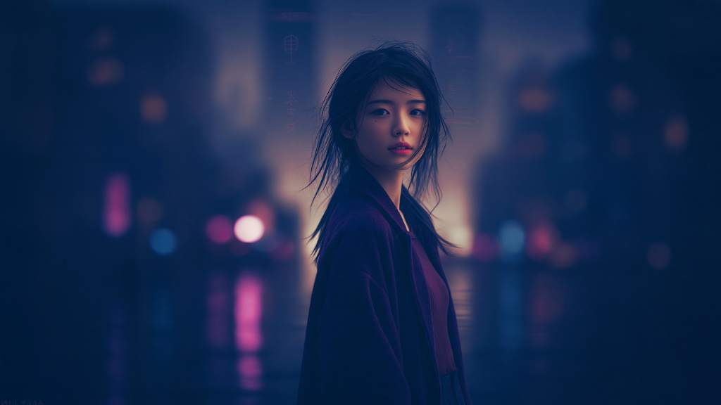 Aely Lin - When the Tower Wakes anime J-pop opening theme artwork