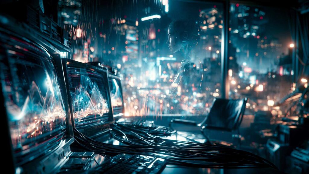 Cyberpunk Ambient Gives Overthinking a City