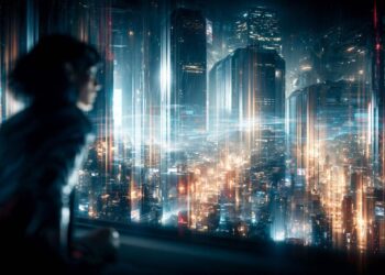 Dark cyberpunk music workstation used by Wartonno to create After the System Broke