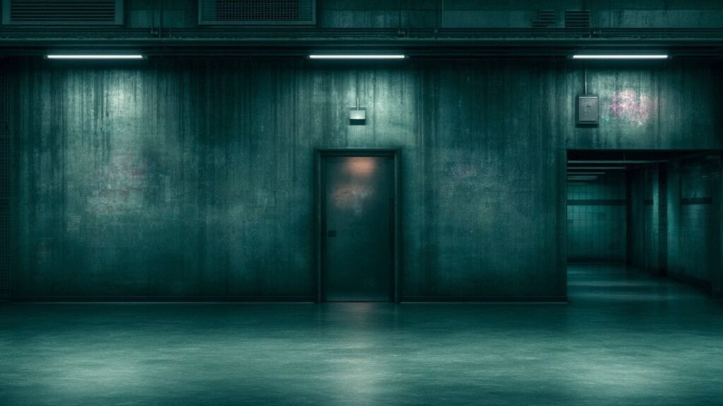 Ambient music creates another space inside the room
